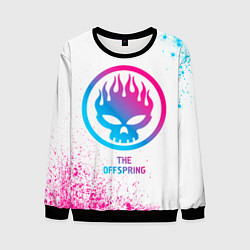 Свитшот мужской The Offspring neon gradient style, цвет: 3D-черный