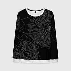 Свитшот мужской Spider паутина, цвет: 3D-белый