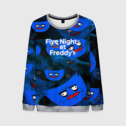 Свитшот мужской Huggy Wuggy x Five Nights at Freddys, цвет: 3D-меланж