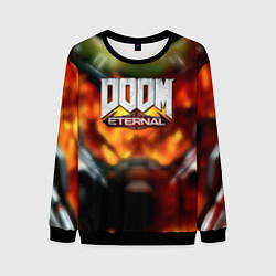 Свитшот мужской Doom eternal games, цвет: 3D-черный