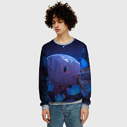 Свитшот мужской Фрирен, провожающая в последний путь, цвет: 3D-меланж — фото 2