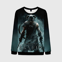 Свитшот мужской Скайрим - страж рассвета, цвет: 3D-черный