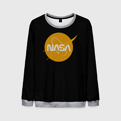 Мужской свитшот NASA yellow logo