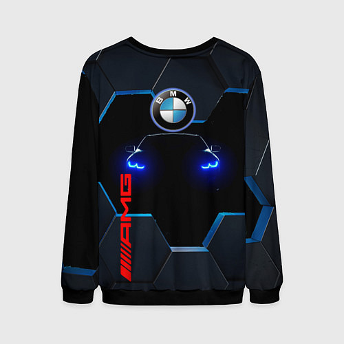Мужской свитшот Тень BMW / 3D-Черный – фото 2
