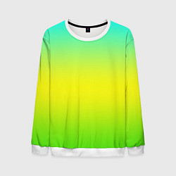 Мужской свитшот Неоновый трехцветный градиент