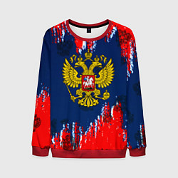 Мужской свитшот Россия краски герб