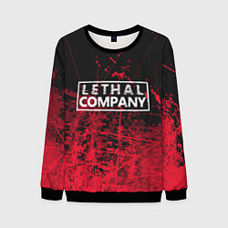 Свитшот мужской Lethal Company: Red Trail, цвет: 3D-черный