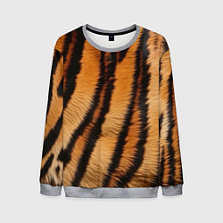 Свитшот мужской Тигровая шкура, цвет: 3D-меланж