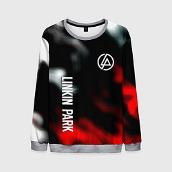 Свитшот мужской Linkin park flame, цвет: 3D-меланж
