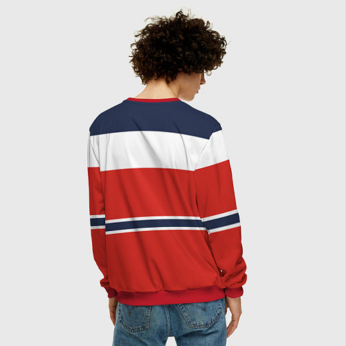 Мужской свитшот Союз Советских Социалистических Республик - СССР / 3D-Красный – фото 4