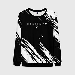 Свитшот мужской Destiny краски чёрно белые, цвет: 3D-черный