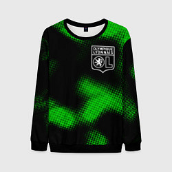 Свитшот мужской Lyon sport halftone, цвет: 3D-черный