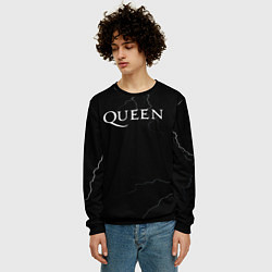 Свитшот мужской Queen квин король, цвет: 3D-черный — фото 2