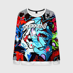 Свитшот мужской Tekken 8 уличная битва, цвет: 3D-белый