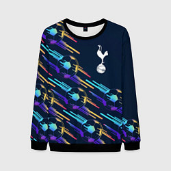 Свитшот мужской Tottenham градиентные мячи, цвет: 3D-черный