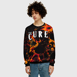 Свитшот мужской The Cure red lava, цвет: 3D-черный — фото 2