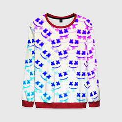 Свитшот мужской Marshmello pattern neon, цвет: 3D-красный