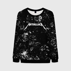 Свитшот мужской Metallica black ice, цвет: 3D-черный