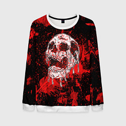 Свитшот мужской Bloody skull, цвет: 3D-белый