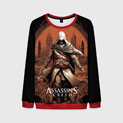 Свитшот мужской Assassins creed город в песках, цвет: 3D-красный