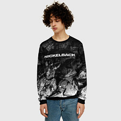 Свитшот мужской Nickelback black graphite, цвет: 3D-черный — фото 2