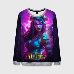 Свитшот мужской League Of Legends Akali Kda, цвет: 3D-меланж