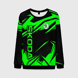 Мужской свитшот Skoda - green uniform