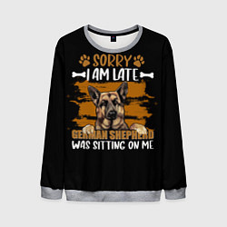 Мужской свитшот Немецкая овчарка - german shepherd
