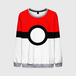 Свитшот мужской Pokeball texture, цвет: 3D-меланж