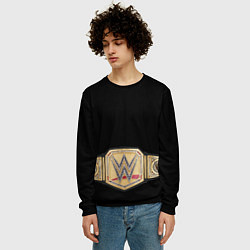 Свитшот мужской Неоспоримый чемпион Вселенной WWE, цвет: 3D-черный — фото 2