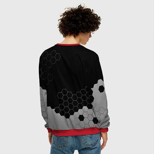 Мужской свитшот Exceed / 3D-Красный – фото 4