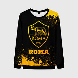 Свитшот мужской Roma - gold gradient, цвет: 3D-черный