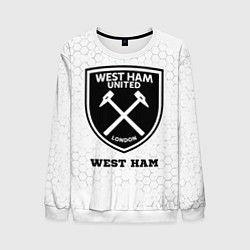 Мужской свитшот West Ham sport на светлом фоне