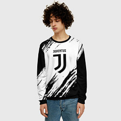 Свитшот мужской Juventus краски, цвет: 3D-черный — фото 2