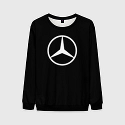 Мужской свитшот Mercedes benz logo white