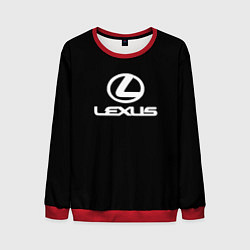 Мужской свитшот Lexus white logo