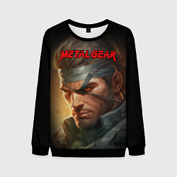 Свитшот мужской Веном Снейк из игры Metal gear, цвет: 3D-черный