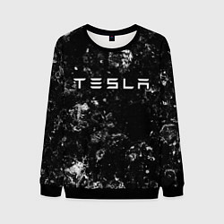 Свитшот мужской Tesla black ice, цвет: 3D-черный