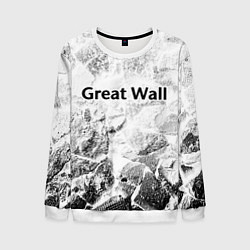 Свитшот мужской Great Wall white graphite, цвет: 3D-белый