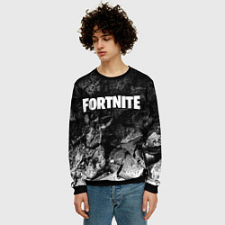 Свитшот мужской Fortnite black graphite, цвет: 3D-черный — фото 2