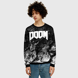 Свитшот мужской Doom black graphite, цвет: 3D-черный — фото 2