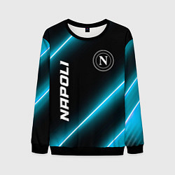 Свитшот мужской Napoli неоновые лампы, цвет: 3D-черный