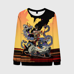 Свитшот мужской Hades Загрей принц Подземного мира, цвет: 3D-черный
