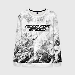 Свитшот мужской Need for Speed white graphite, цвет: 3D-белый