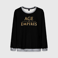 Свитшот мужской Age of Empires logo, цвет: 3D-меланж
