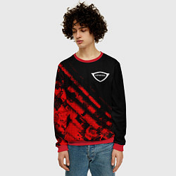 Свитшот мужской Genesis sport grunge, цвет: 3D-красный — фото 2