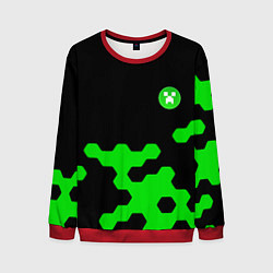 Мужской свитшот Minecraft game creeper
