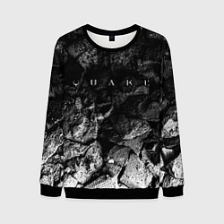 Свитшот мужской Quake black graphite, цвет: 3D-черный