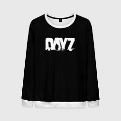 Свитшот мужской Dayz logo white, цвет: 3D-белый