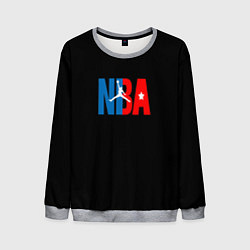 Свитшот мужской NBA sport, цвет: 3D-меланж